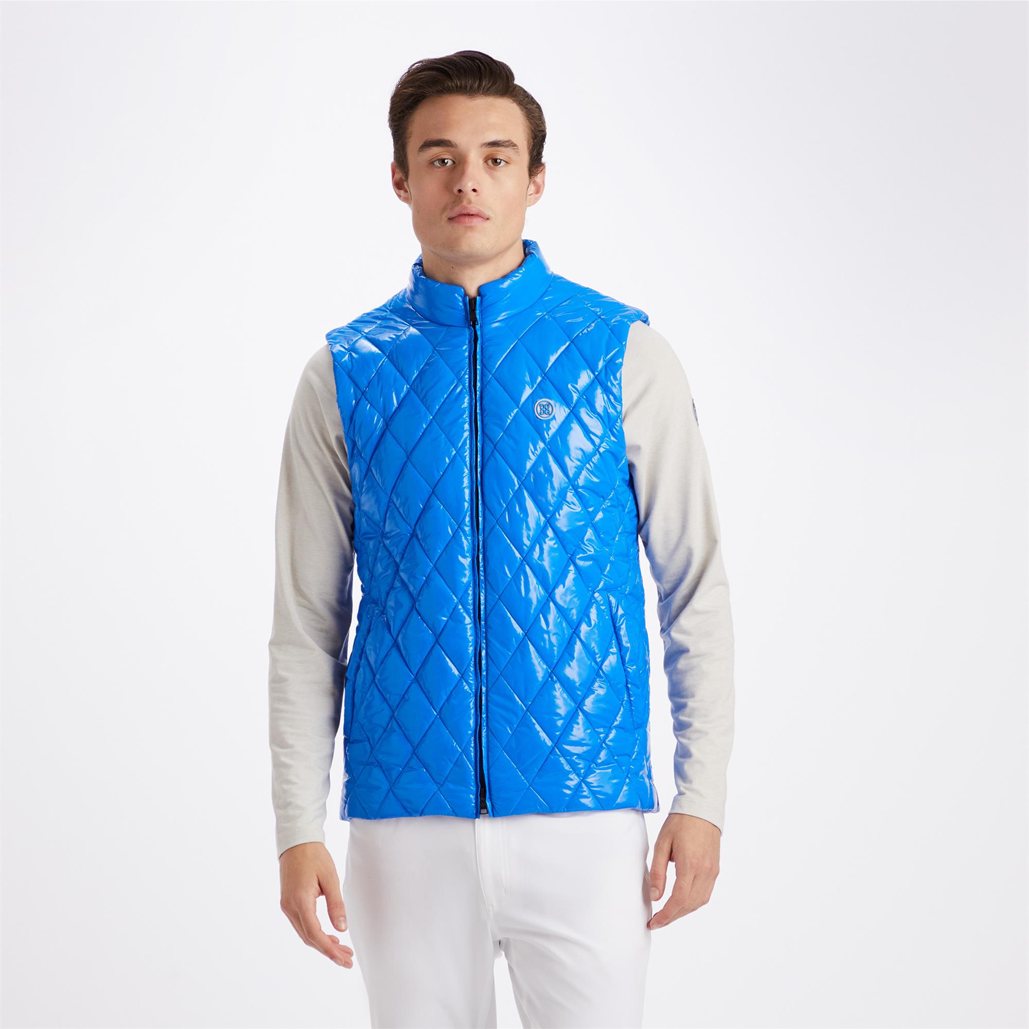 G/FORE Wool Lined Mens Puffer Vest Racer